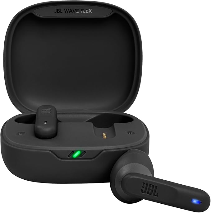 BL Wave Flex, Écouteurs Intra-Auriculaires Sans Fil, Resistance à l'Eau IP54 et IPX2, Technologie TalkThru et AmbientAware, Autonomie de 32 heures, en Noir